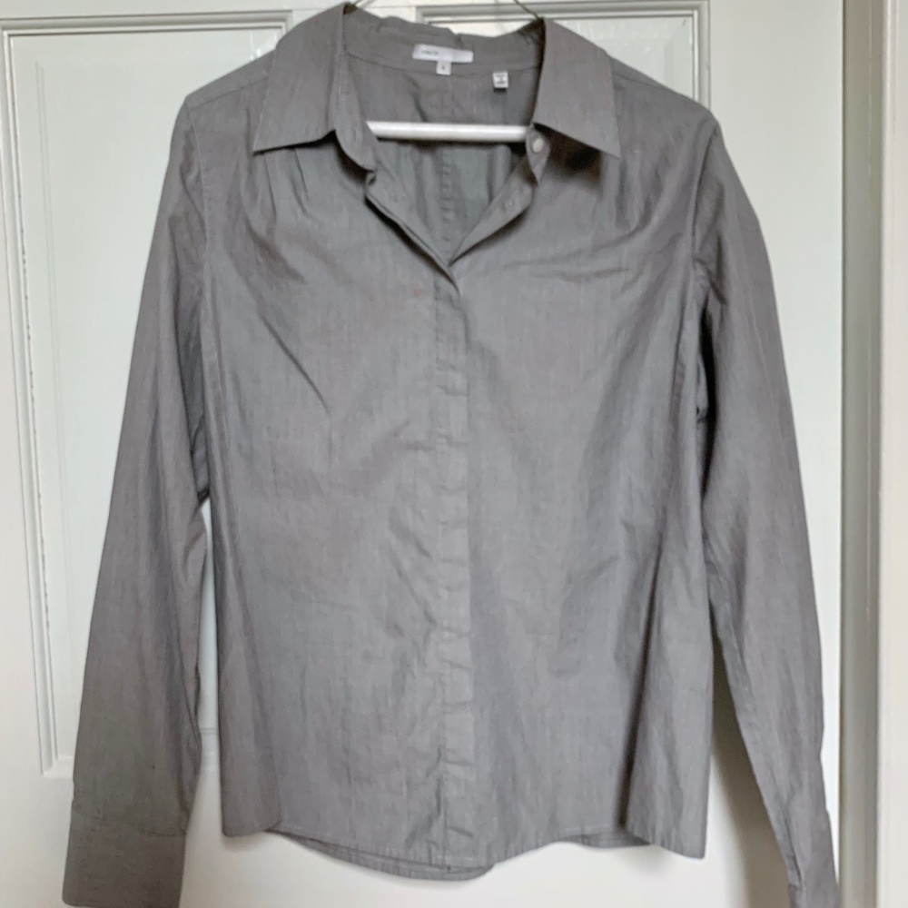 Vince Grey Button Down